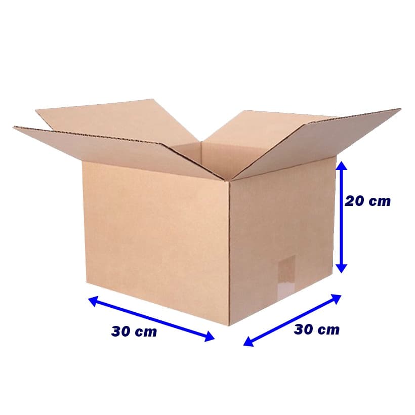 Caixas de papelão 30 x 30 x 20 cm  com 30 unidades