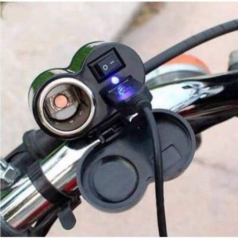 Carregador de Celular Para Moto Tomada USB de 12V Para Bateria de Motocicleta