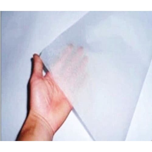 100 Papel De Seda A4 Branco Gelo Transparente 35g Fino