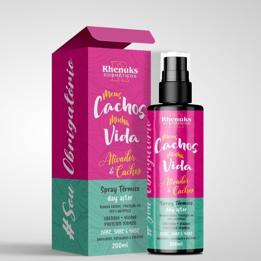 Spray Capilar Meus Cachos Minha Vida Rhenuks 200 ml