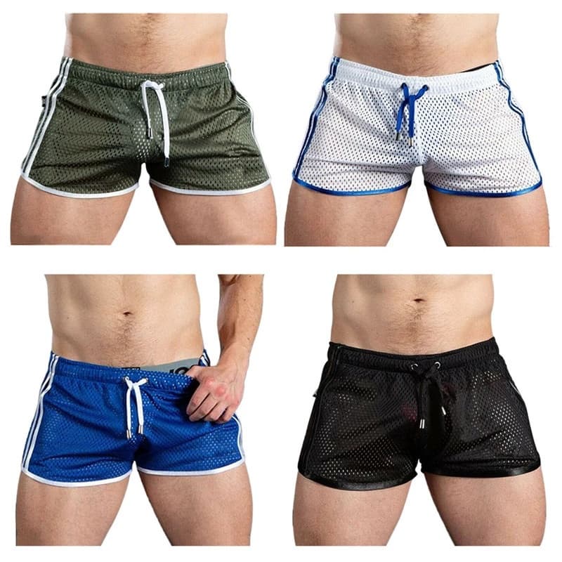 Calções Homem Esportes Curto Treino Musculação Malha Praia