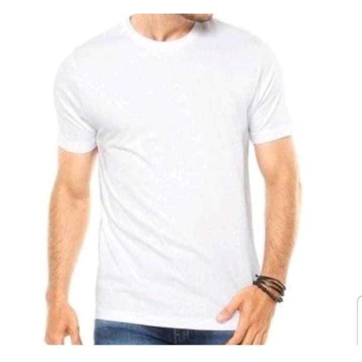 Camisa lisa branca masculinas/femininas(unissex) esportivas casuais material de boa qualidade