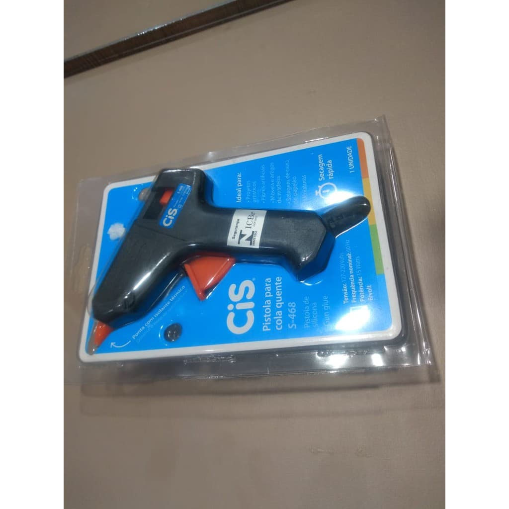 Pistola De Cola Quente Bivolt 10w 10 Bastões De Cola