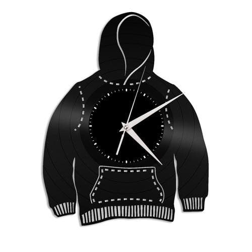 Moleton Blusa - Relógio Disco De Vinil Decoração