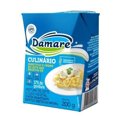 Creme Leite Culinario Tp 200g Damare C/10