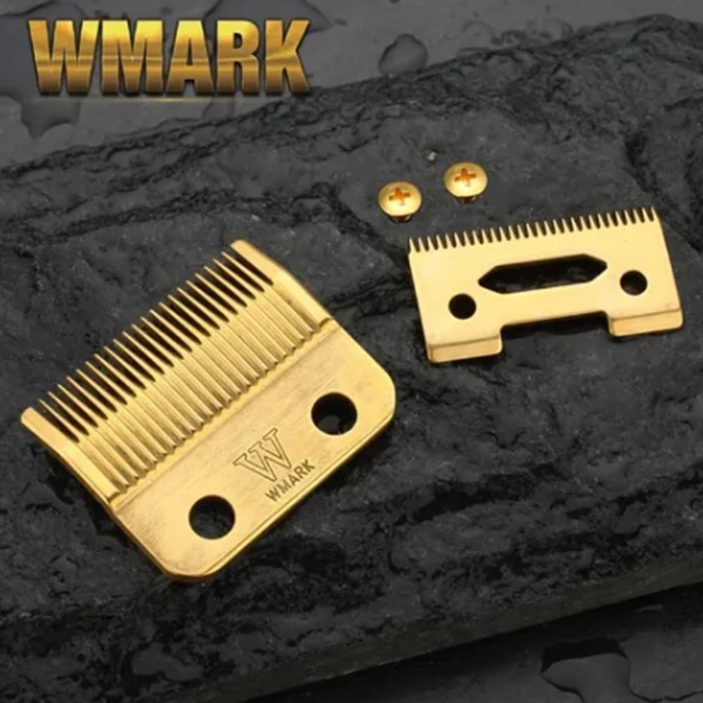 Lamina Wmark Taper Profissional Aco Maquinas D16 Gold Metal