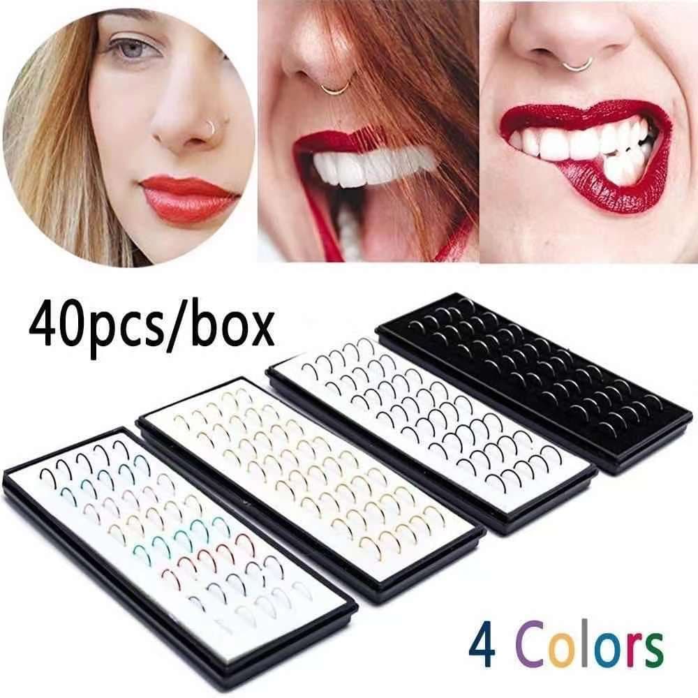 Piercing De Nariz ARGOLA De Aço Inoxidável Pronta Entrega