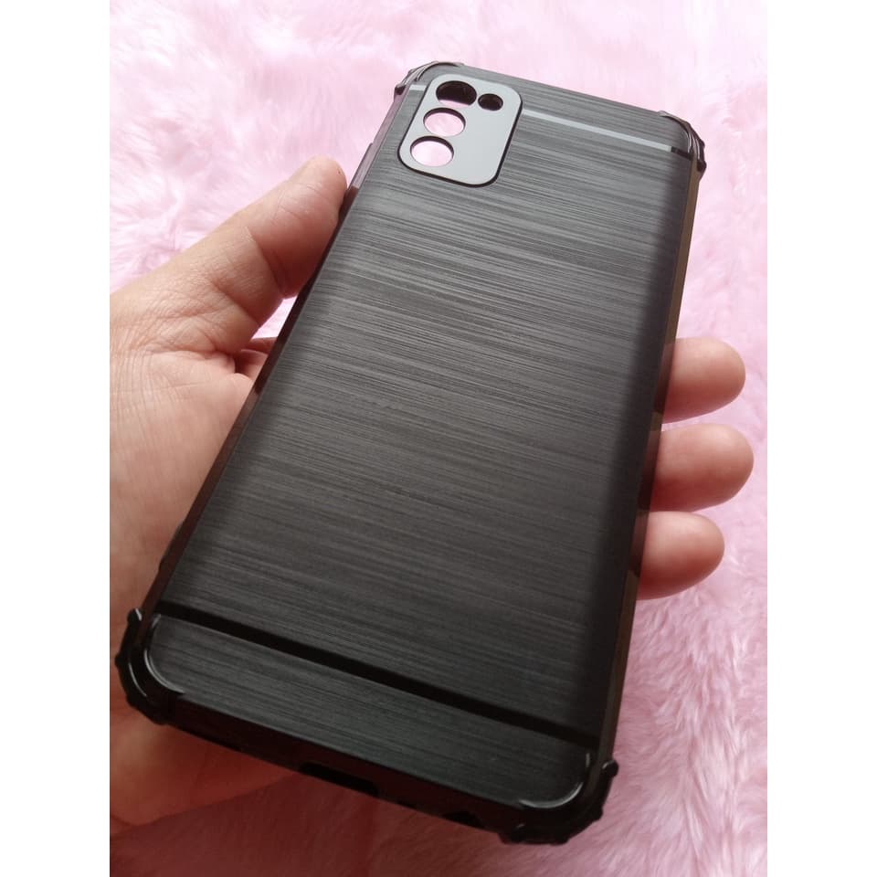 Capa preta + Película de Vidro 3D Tela Toda para Samsung Galaxy A03s Capinha Case Antishock Impacto