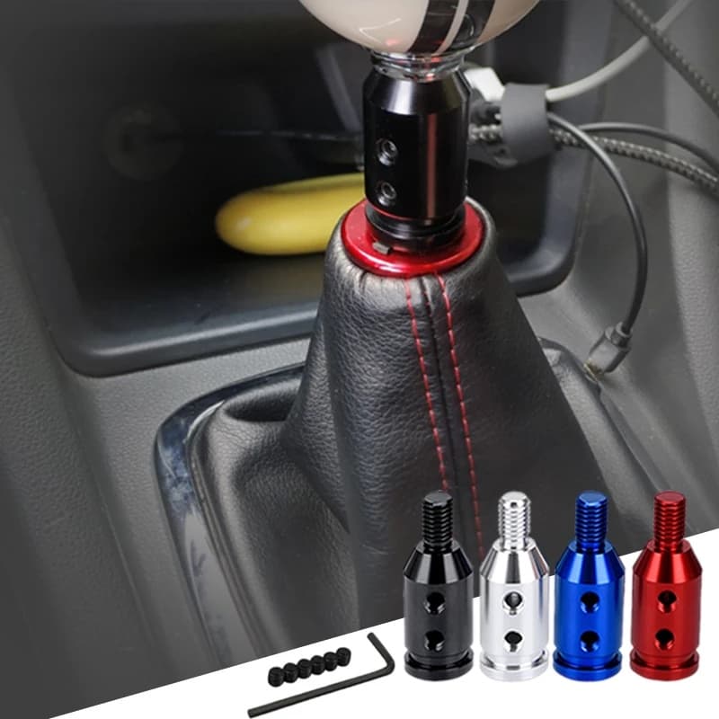 Adaptador De Alavanca De Câmbio Manual De Engrenagem Em Alumínio Para Encaixe Sem Rosca M12x1,25