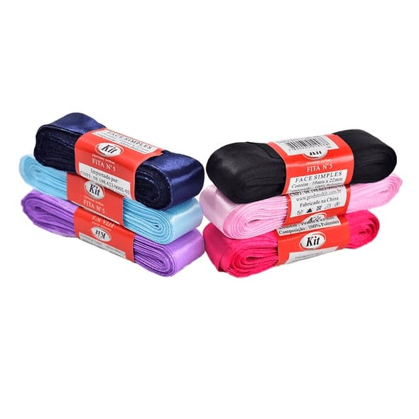 Fita de Cetim  Nº5 (22mm) Marca Kit 10 metros