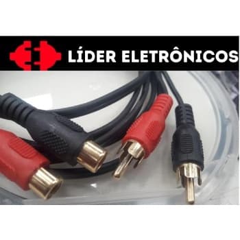 Cabo Rca Áudio E Vídeo 2 Macho X 2 Fêmea 1,80M MAXPRINT (6)
