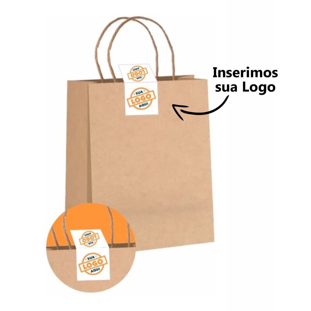 Etiquetas Adesivos Personalizados Fecha Sacola - Loja Comércio Empresa Embalagens Sacolas 150 unidades