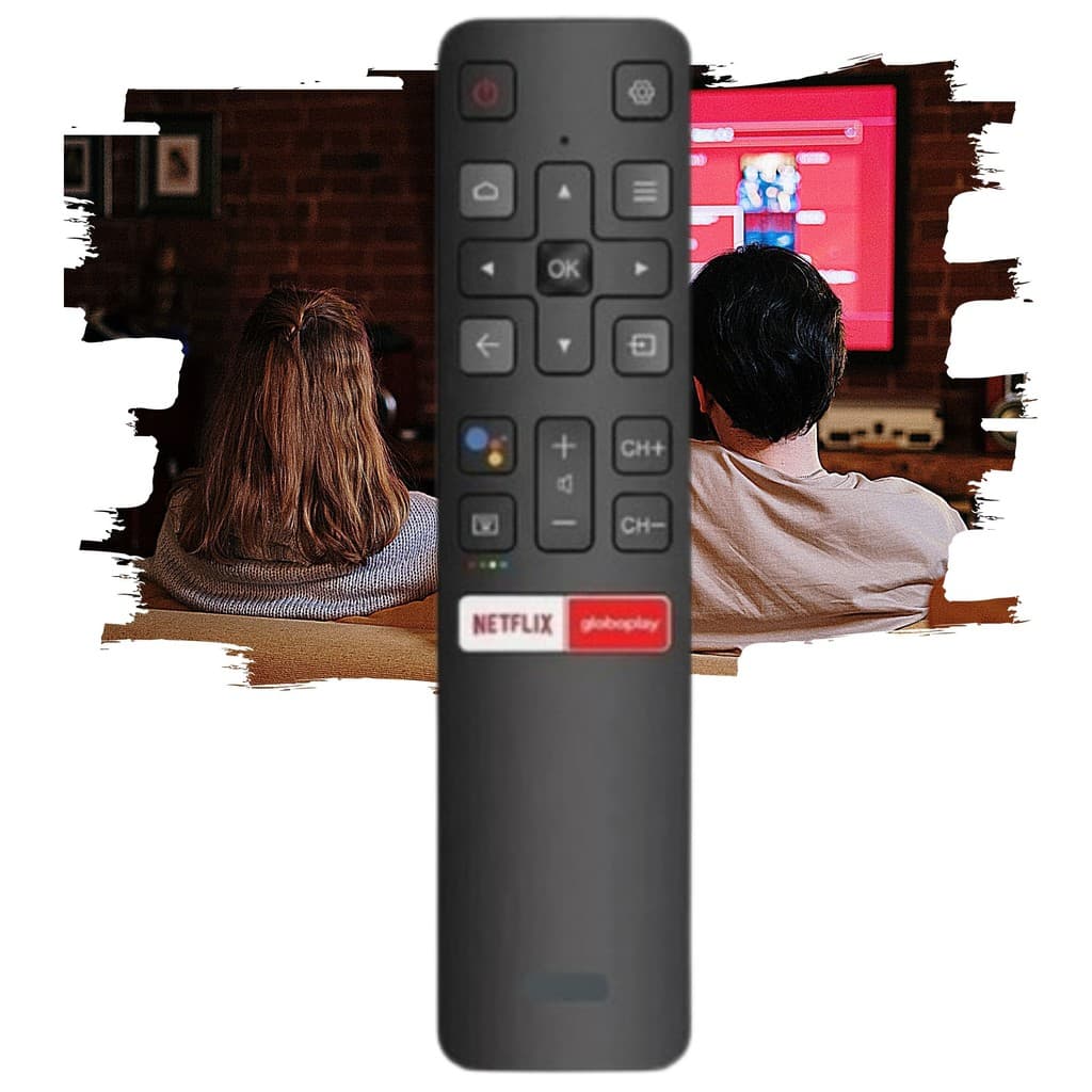 Controle TCL Android Smart Tv TCL Comando De Voz