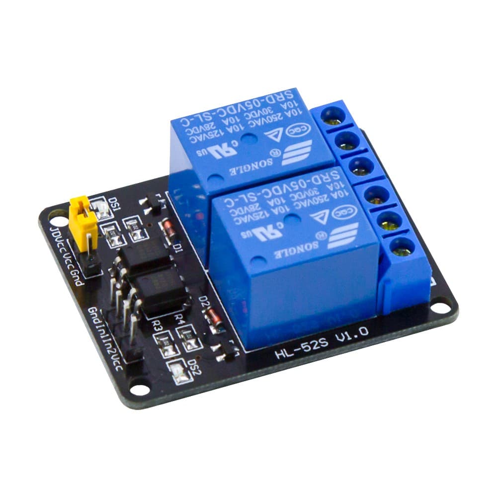 Módulo Rele Relé 5v 2 Canais Para Arduino Pic Raspberry Pi