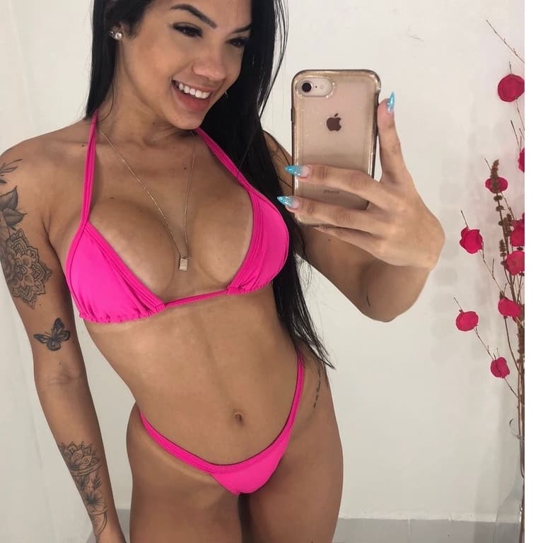 Biquíni de Marquinha Rosa Pink moda praia