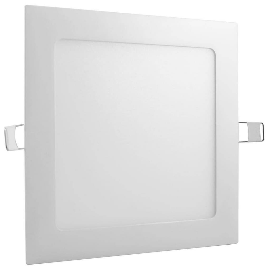 Painel 6W LED Embutir Slim Quadrado 12x12 6500K Branco Frio Bivolt