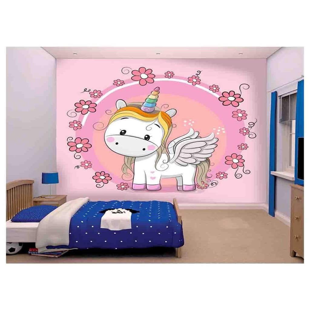 papel de parede Infantil unicórinio fofinho m² AZS126