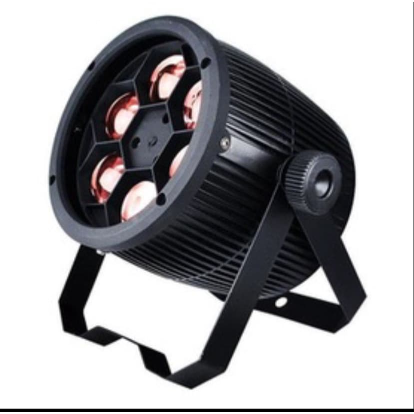 Canhão Led Projetor Bee Eye 6 Leds 12w Rgbw Rotativo