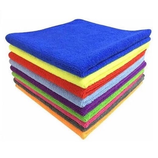 Kit 5  Panos Microfibra Toalhas limpeza Automotiva Multiuso Casa 35x30cm Ante risco Ótima absorção