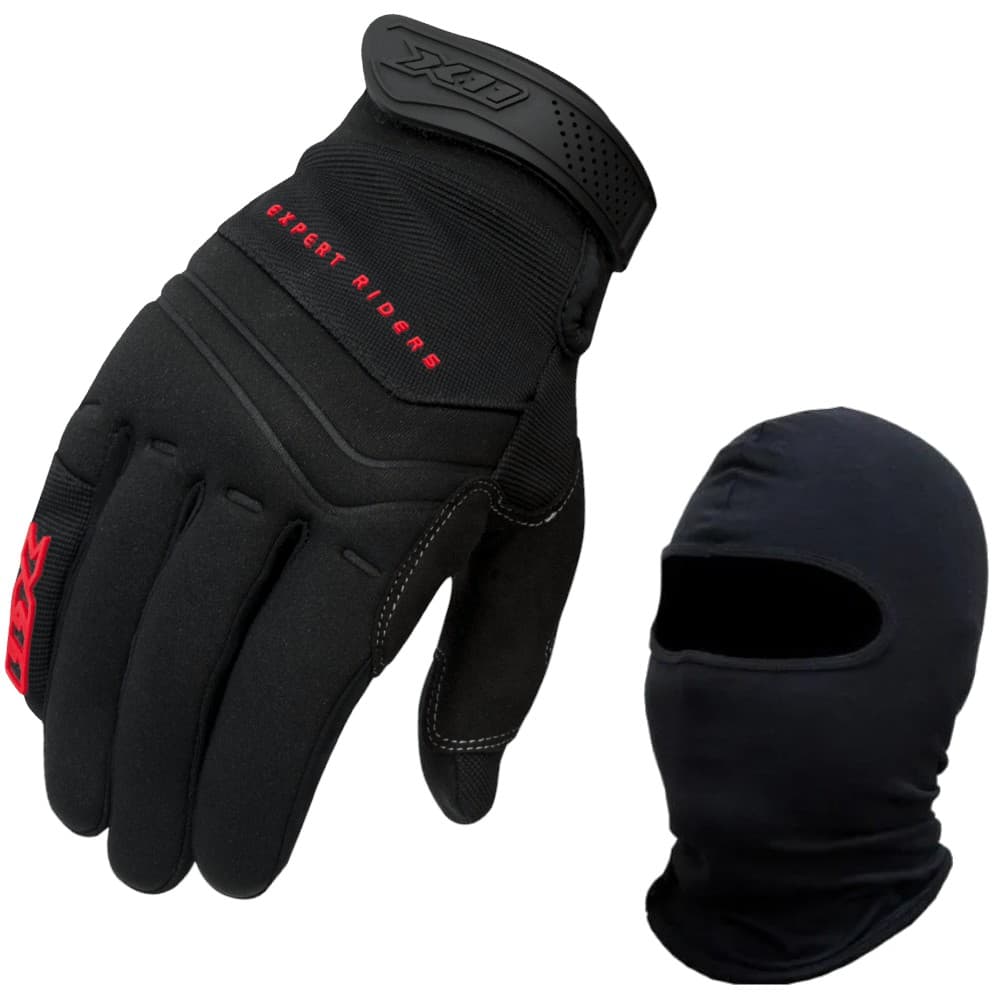 Luva Motociclista Original X11 Nitro Win Preta/Vermelha Motoboy