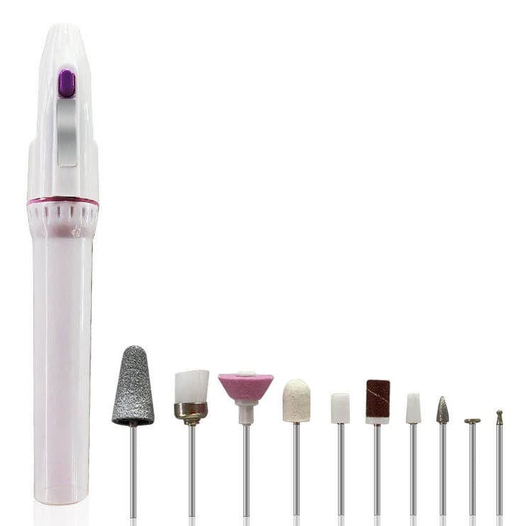 Lixadeira Unha Elétrica Profissional A Pilha Manicure Lixa