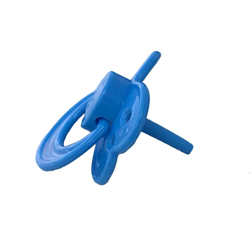 Chupeta Plastico Azul Boneco Boneca Reborn Bebe Brinquedo Criança Infantil 5 un.