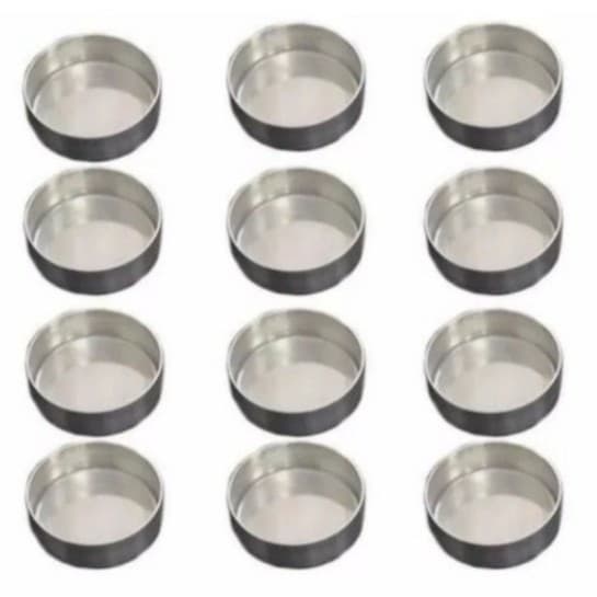 Forminha Pão De Mel N°0 Kit Com 50 Unidades Aluminio 4cm