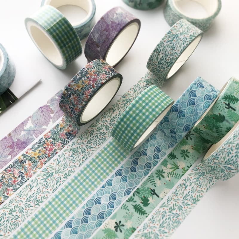 ENWEI 1 Rolo Variedade De Rolos Série Cute Journal Washi Fita Material De Mascaramento De Papel Adesivos Para Livro De Rascunho