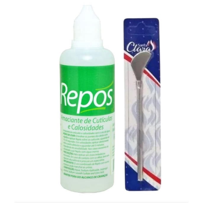 KIT Amaciante de Calosidades 120ml Repos e Bisturi 222- Kit Spa dos pés
