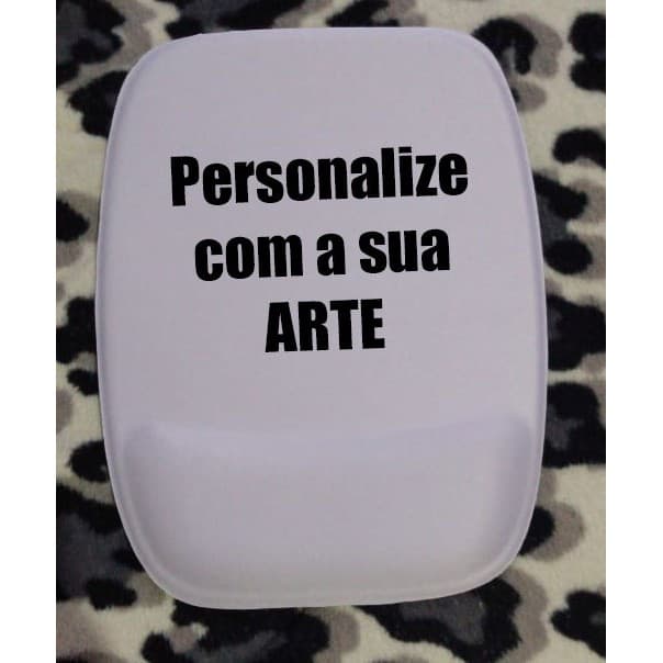 Mouse pad ergonômico Personalizado (COM APOIO PARA O PUNHO)