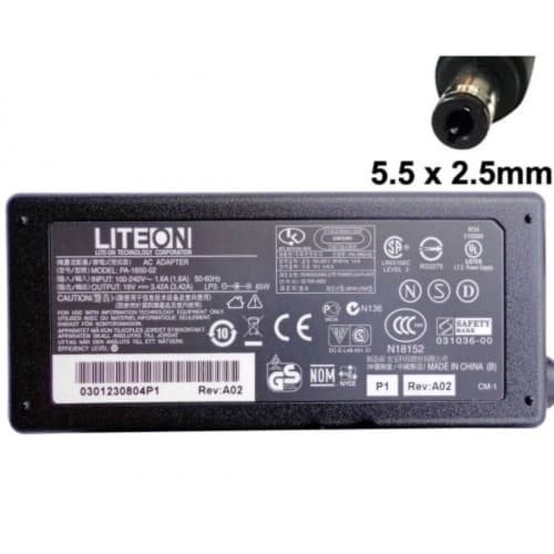 Fonte P/notebook Liteon ( 19v - 3,42a 5.5 2,5)