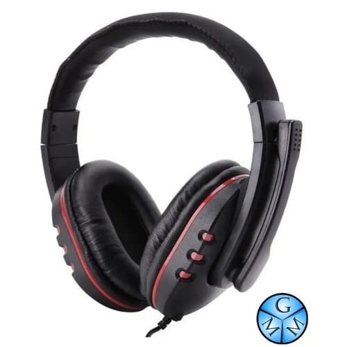Fone Gamer Com Microfone A-302 - Azul/Vermelho