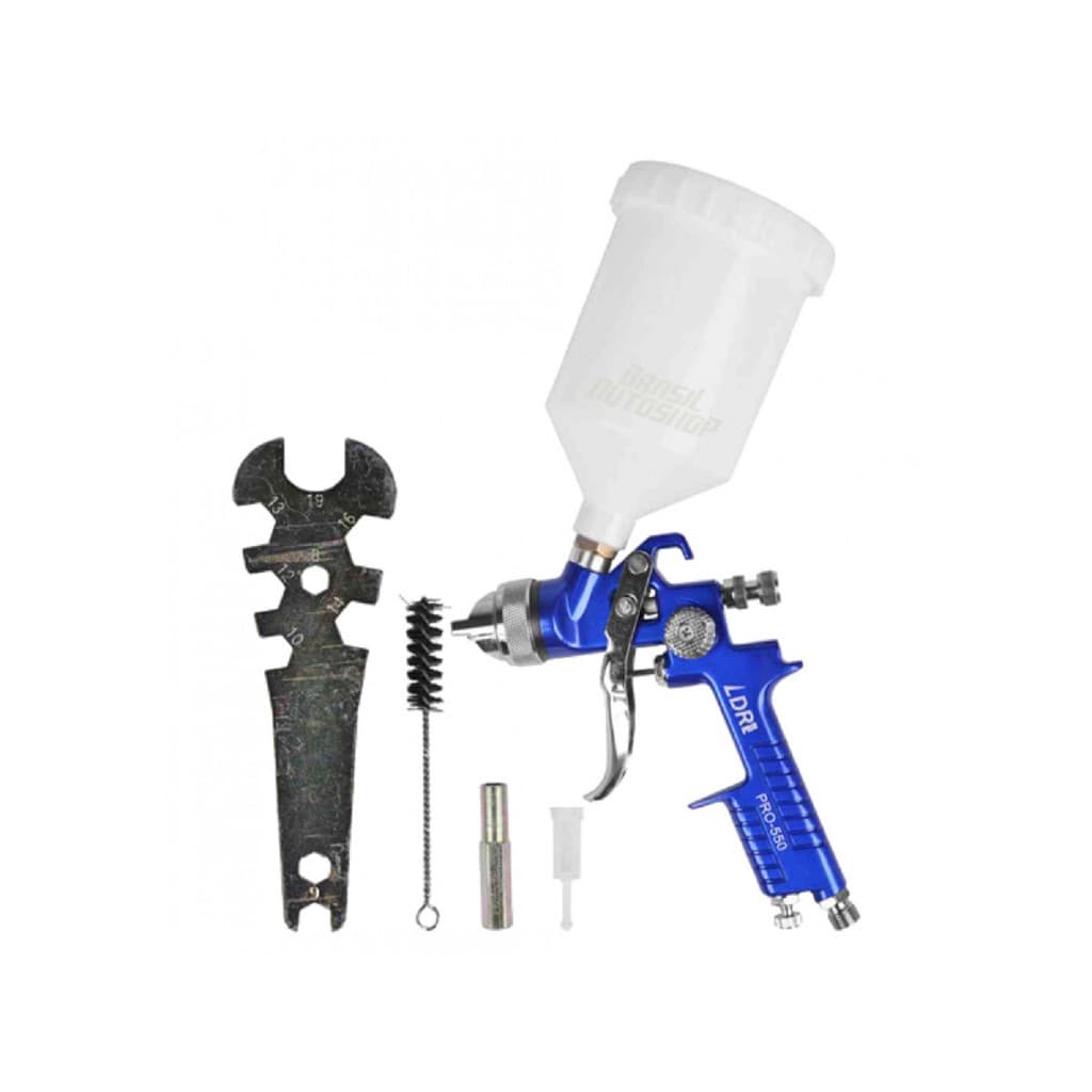 Pistola de Pintura HVLP Berliner PRO-550 Bico 1.4 600 ML