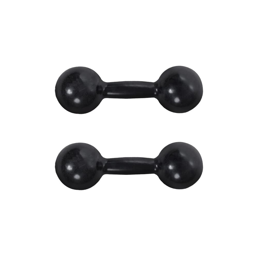 Par De Halter Bola Emborrachado 4 kg Treino Musculação.