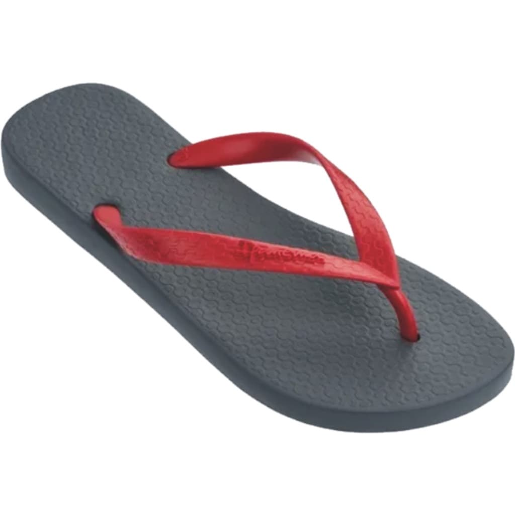 Chinelo Ipanema Clássica Adulto - Grafite/Vermelho