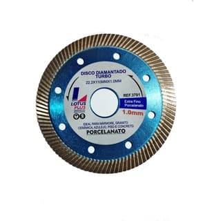Disco Corte Diamantado Turbo Extra Fino 4 1/2 Porcelanato