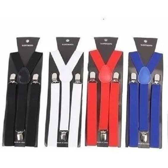 Suspensórios Masculino E Feminino Largo 2,5cm - Várias Cores
