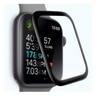 Película Nano Gel porta preto Para Apple Watch, 1/2/3/4/5/6 IWO 8, 9, 10, 11, 12, 13, AK76, HW16, W26, W34 MAX, T55, FT50, LD05, K8, K9, IWO16,