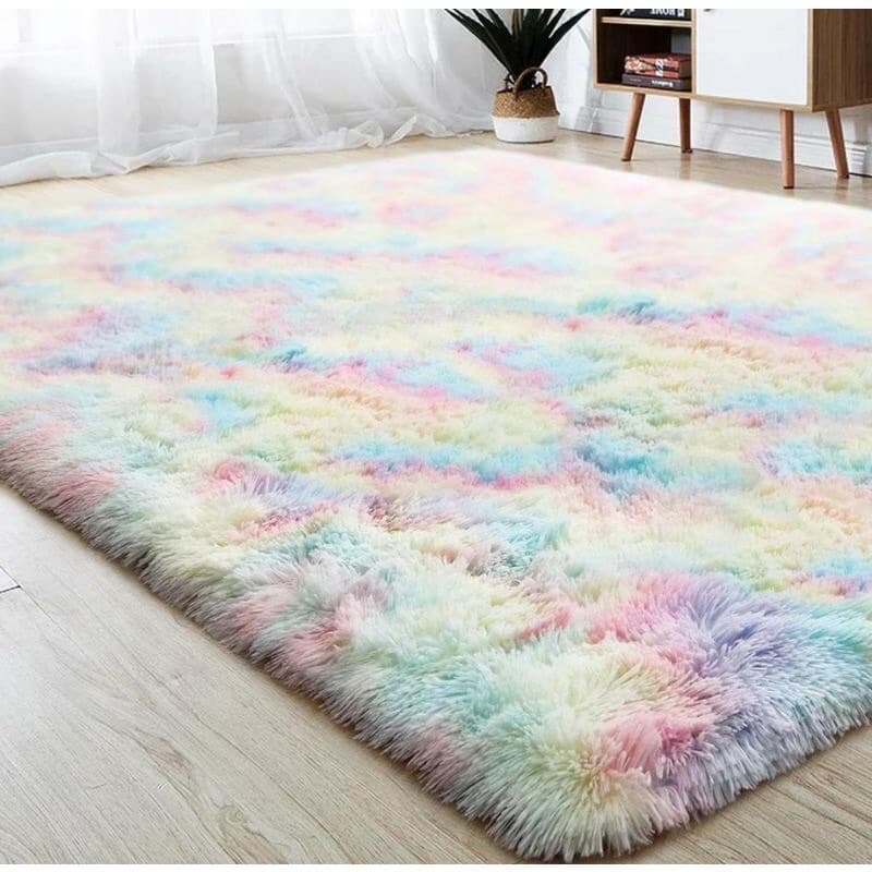 Tapete sala 2,00x1,40 Tie Dye quarto felpudo shaggy Promoção