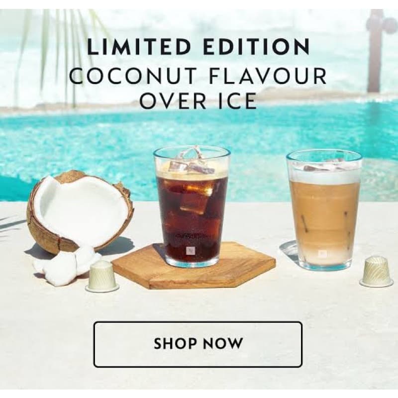Nespresso KIT Cápsulas Edições Limitadas Sabores - Ice Coconut / Amêndoas / Avelã