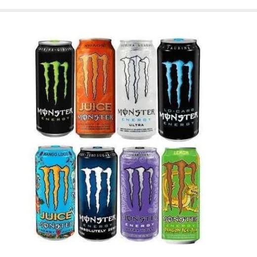 Kit Energético Monster 8 Sabores