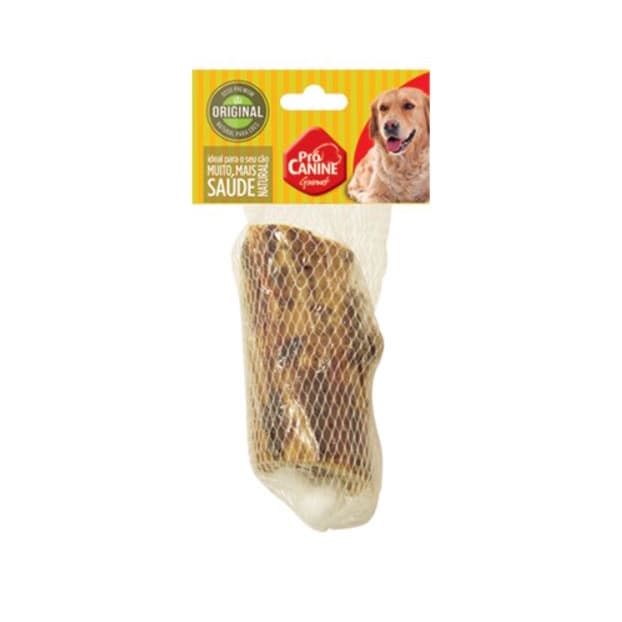 Osso Tíbia Bovino 1/3 Natural PróCanine Mordedor Para Cachorro Limpa Dentes 12cm