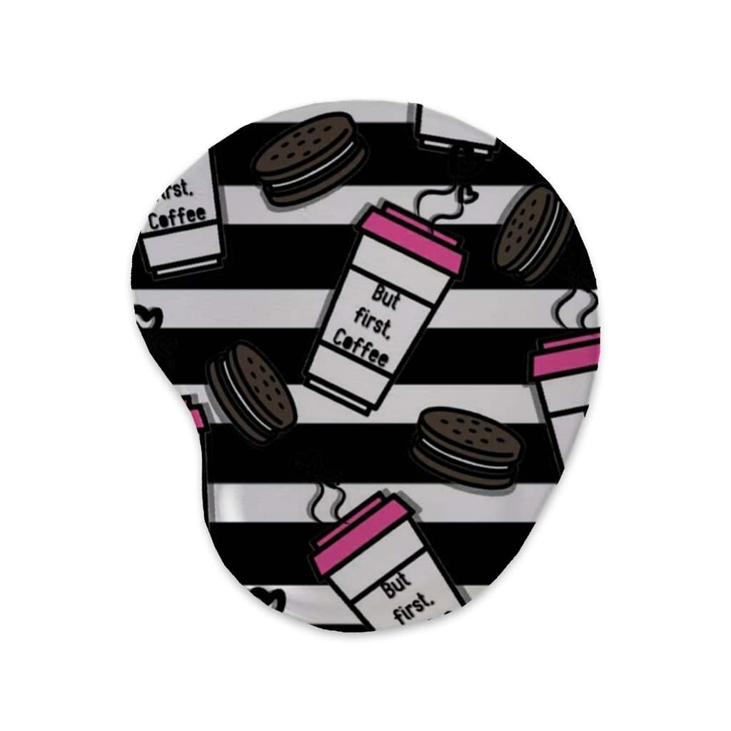 Mousepad – Café - Ergonômico Apoio De Punho Pulso