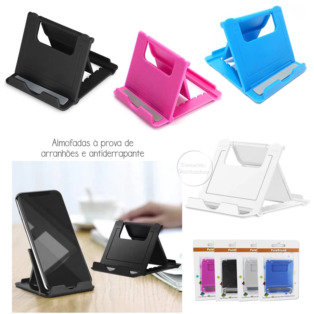 Kit 5 Suporte Mesa Universal Celular Tablet Ajustave DZ-902