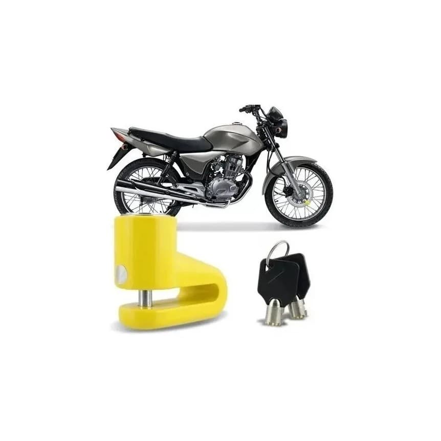 Trava De Freio A Disco Tranca De Segurança Universal P/ moto/bicicletas