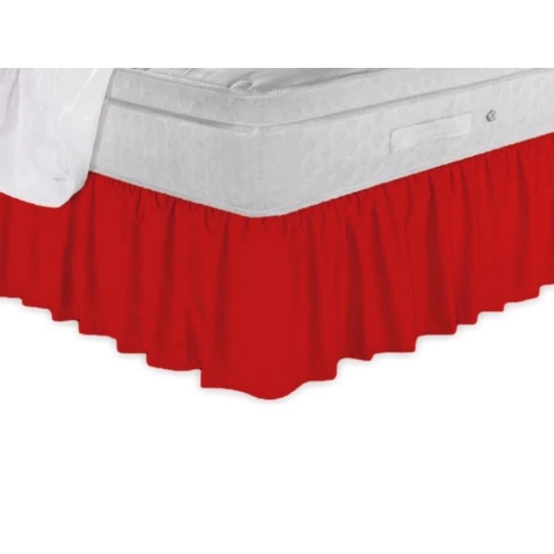 Saia para cama box Casal com Elastico na volta toda