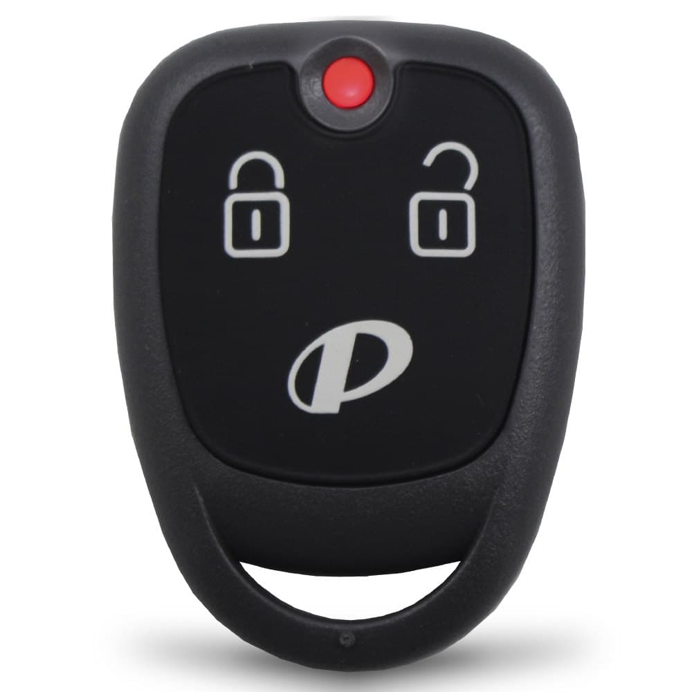 Controle Remoto Presença Alarme Positron DPN58 2 Botões Led Vermelho EX FX PX TX DuoBlock G6 G7 G8
