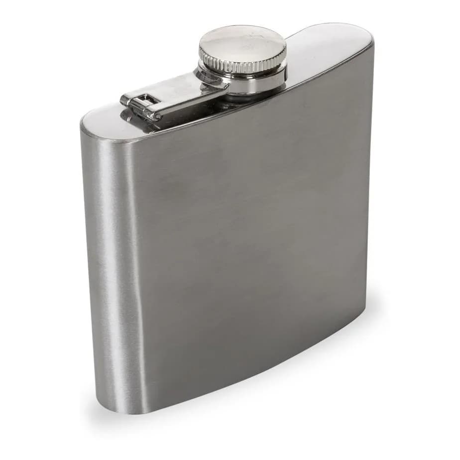 10 Cantil Porta Bebida Bolso 205ml Inox 7oz