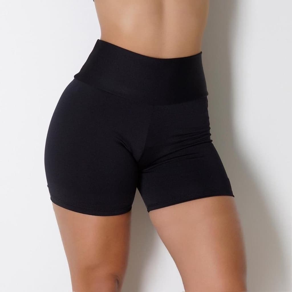 Short Curto Fitness Academia Meia Coxa Legging Suplex Roupas