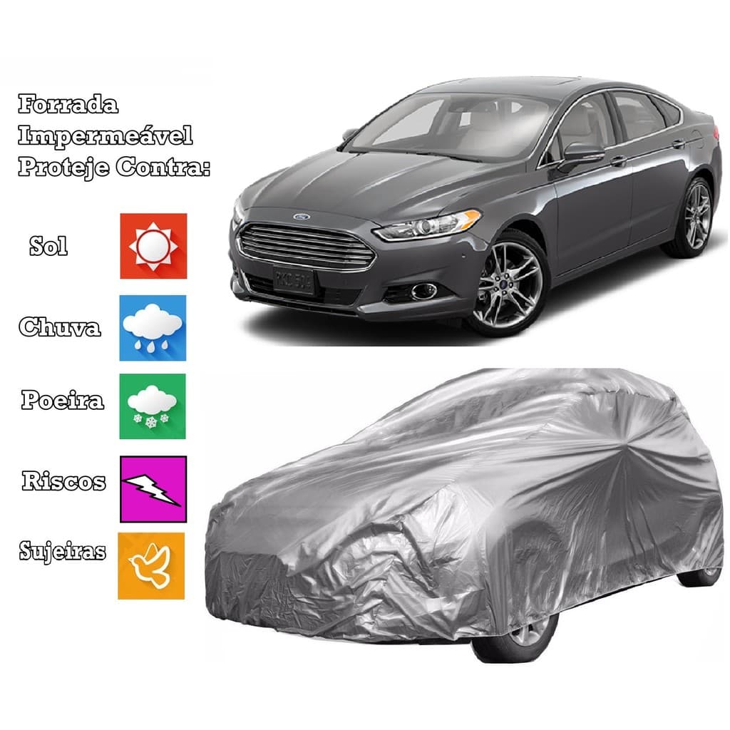 Capa Cobrir Carro Ford Fusion Forrada e 100% Impermeável
